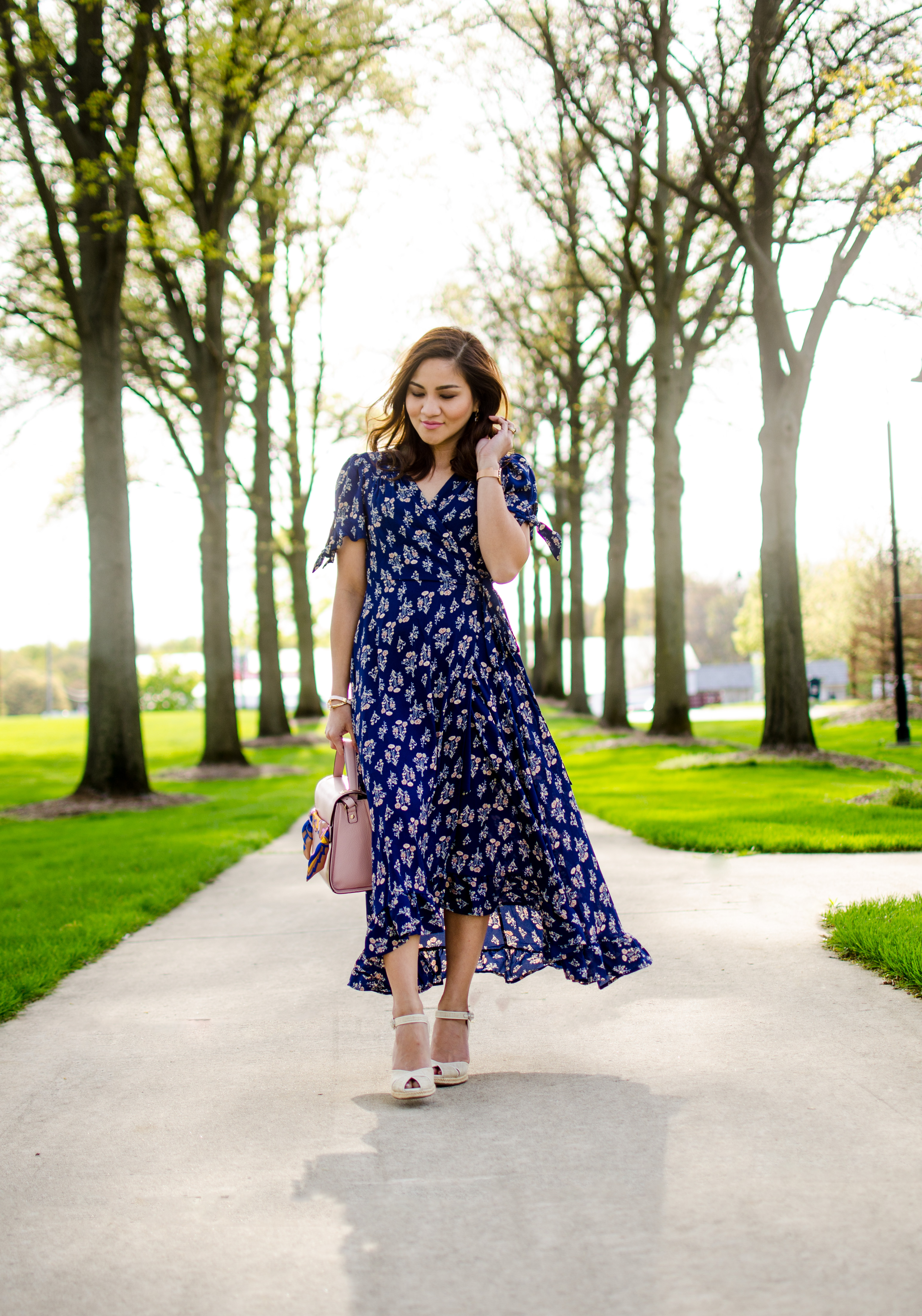 April Was Here - Wrap Around Maxi Dress - April Was Here